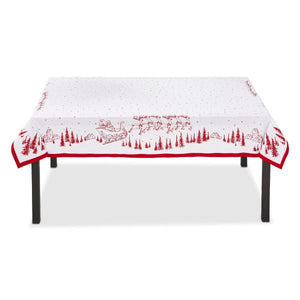 TAG Tablecloth: Santa & Sleigh, 60" x 84"