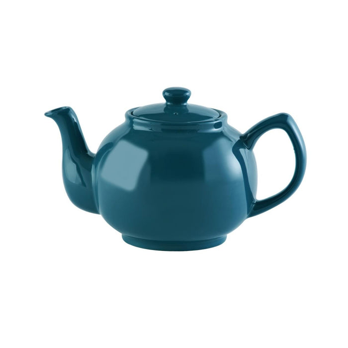 Price & Kensington Teapot: 6 Cup, Teal Blue