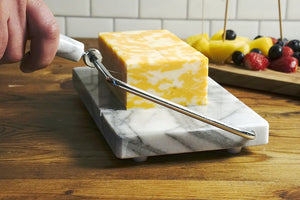 RSVP Marble Cheese Slicer: White