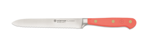 Wusthof Classic Coral Peach  5" Serrated Utility Knife