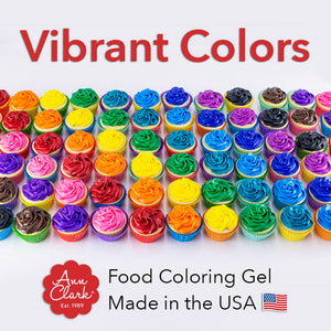 Ann Clark Gel Food Coloring (Set of 12)