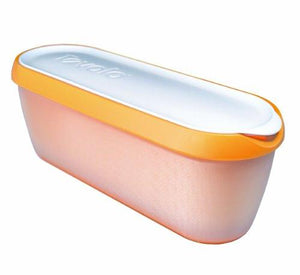 TOVOLO Glide-A-Scoop Ice Cream Tub: 1.5 QT, Orange Crush