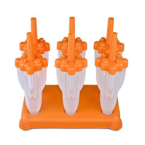 Tovolo Dino Pop Molds (Set of 4) Orange Peel