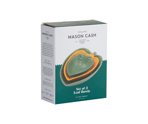 Mason Cash Leaf Bowls: Set of 3