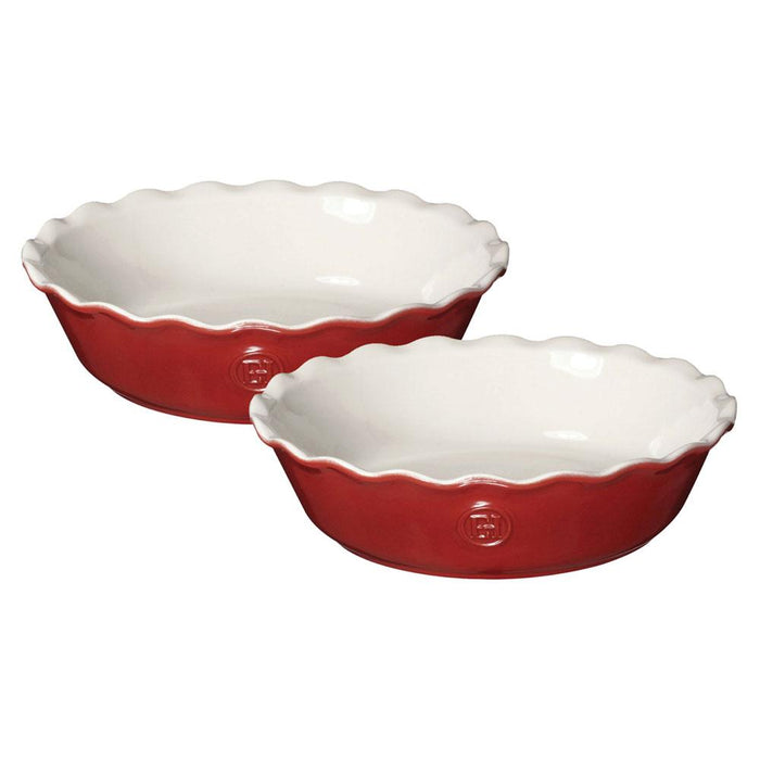 Emile Henry Modern Classics Mini Pie Dishes (Set of 2): Rouge