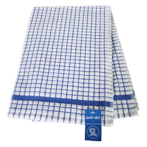 Samuel Lamont Poli-Dri Cotton Tea Towel: Cornflower Blue