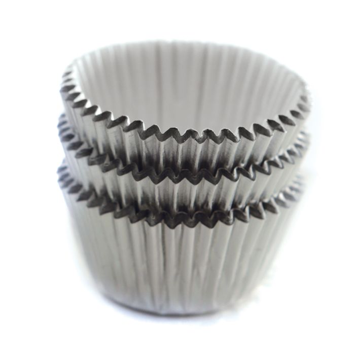 NorPro Baking Cups: Small, Silver Foil