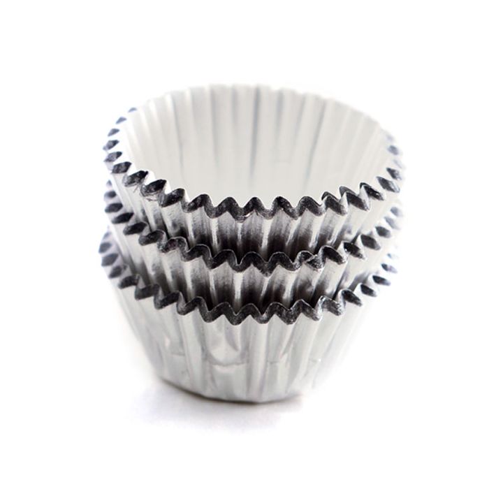 NorPro Baking Cups: Mini, Silver Foil