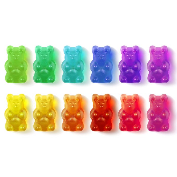 Gummy Worm/Bear Silicone Mold with Dropper