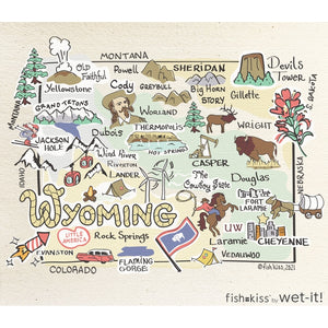 Wet-It! Swedish Dishcloth: Wyoming