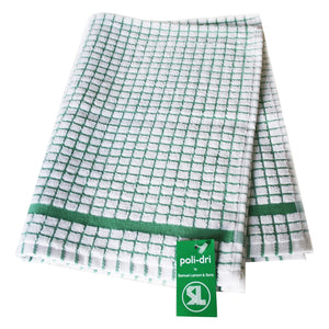Samuel Lamont Poli-Dri Cotton Tea Towel: Green