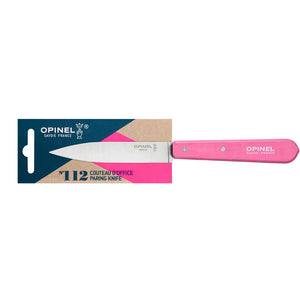 Opinel N°112 Paring Knife: Pink