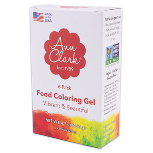 Ann Clark Gel Food Coloring (Set of 6)