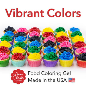 Ann Clark Gel Food Coloring (Set of 6)