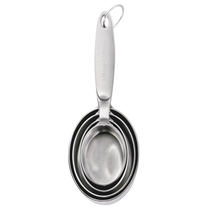 Cuisipro Measuring Cups: Stainless Steel, 4 Piece Set