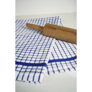 Samuel Lamont Poli-Dri Cotton Tea Towel: Blue