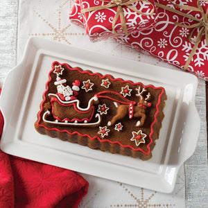 NordicWare Loaf Pan: Santa's Sleigh