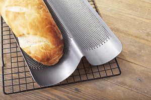 Chicago Metallic Perforated French Bread Pan - Zest Billings, LLC