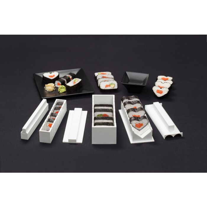 Kit Sushi Maki Complet, Cuisine Machine Sushi Maker 12 Pièces