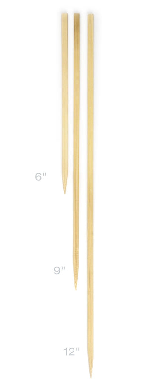 RSVP Flat Bamboo Skewers,  9" - Zest Billings, LLC