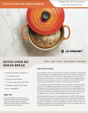 Le Creuset Round Dutch Oven:  4.5 QT, Caribbean