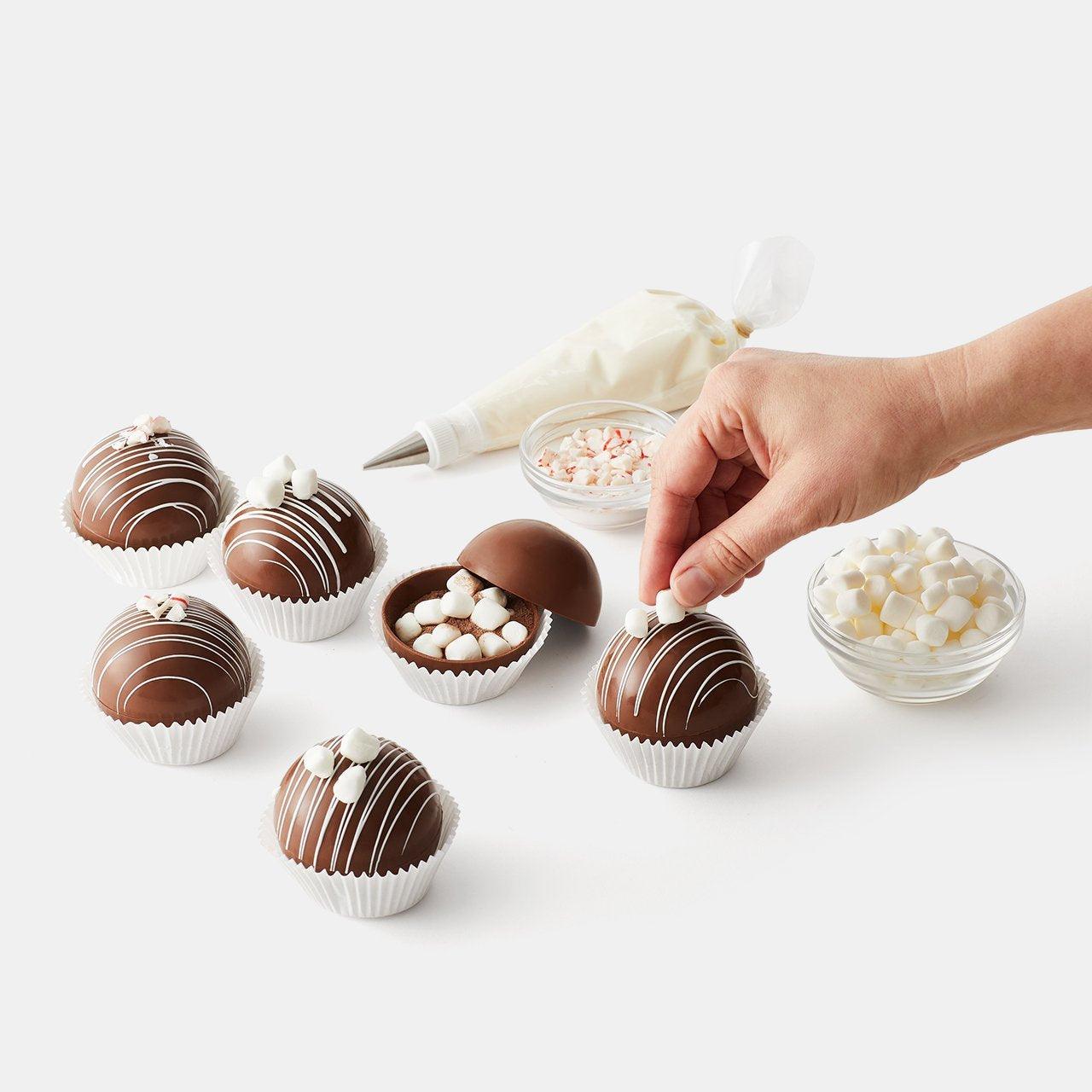 Small Silicone Half Sphere Molds - Chocolate Hot Cocoa Bombs