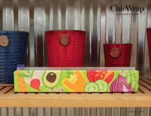 ChicWrap Plastic Wrap Dispenser: 12", Veggies