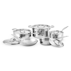 Heritage Steel Cookware Set: 10 Piece