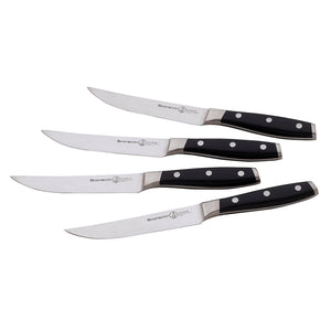 Messermeister Avanta Steak Knife Set: Black