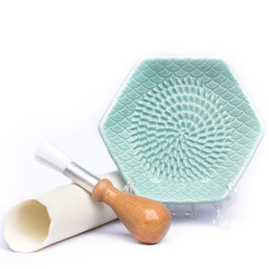 The Grate Plate Ceramic Grater: Mint