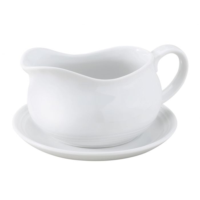 HIC Gravy Boat 24 oz with saucer
