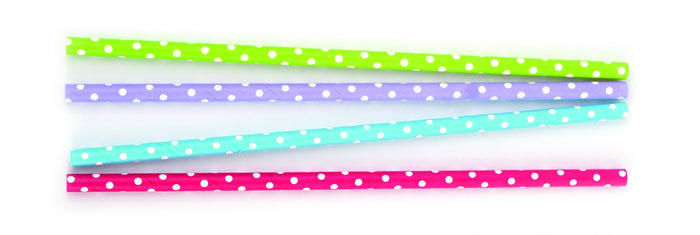 RSVP Paper Straws Dotted