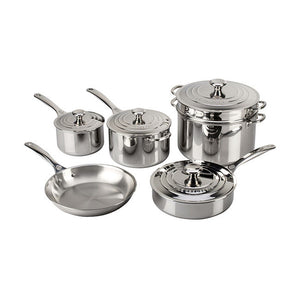 Le Creuset Stainless Steel Set: 10 Piece