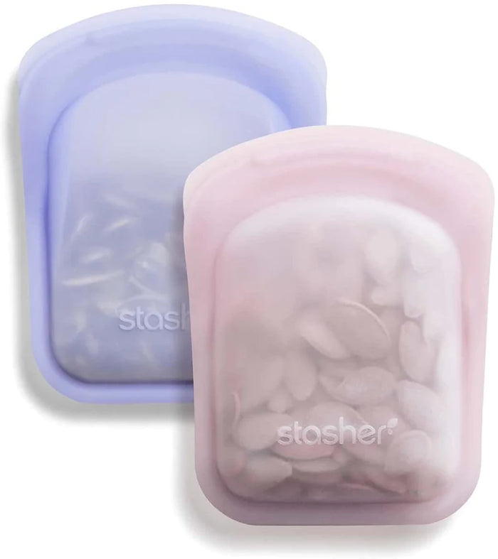 Stasher Pocket (Set of 2): Pink & Lavender