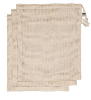 NOW Designs Produce Bags (Set of 3): Le Marche, Natural