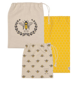 NOW Designs Produce Bags (Set of 3): Busy Bee