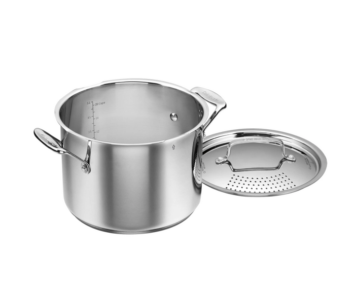 Cuisinart Chef's Classic Stockpot: 6 QT, with straining lid