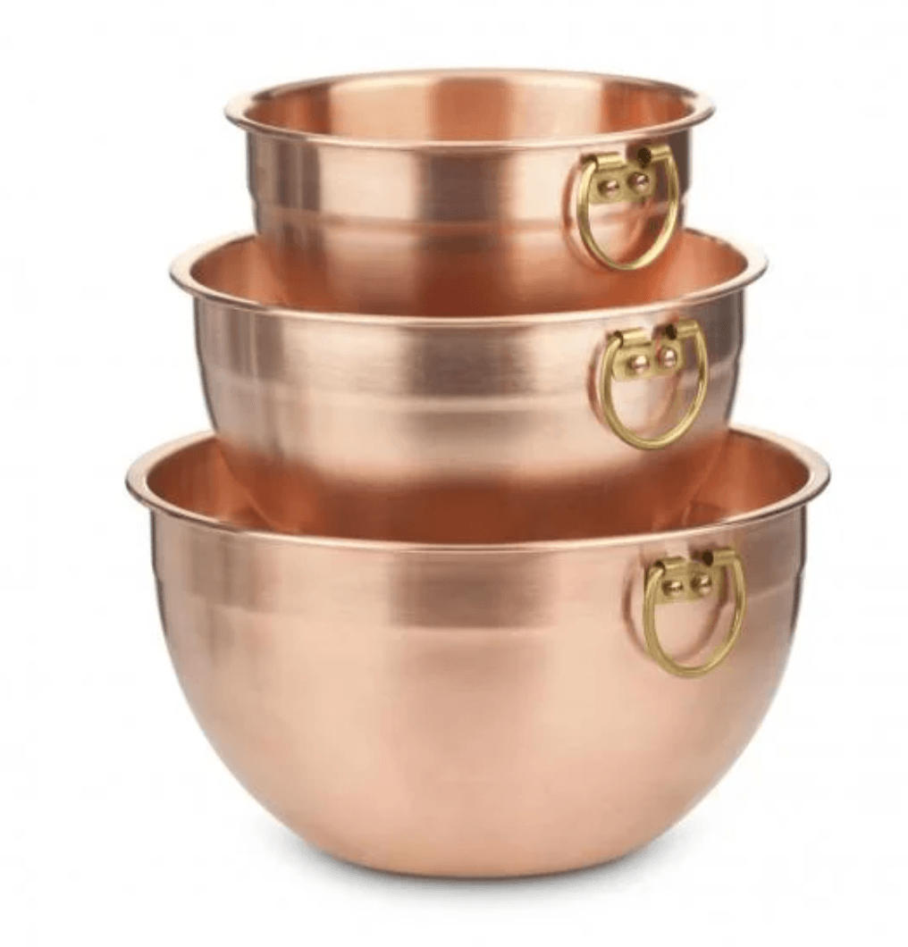 de Buyer Copper Mixing Bowl: 10.25
