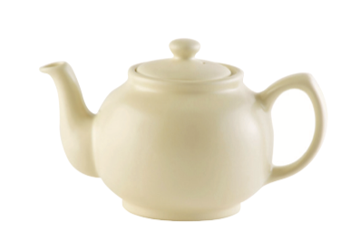 Price & Kensington Teapot: 6 Cup, Matte Cream