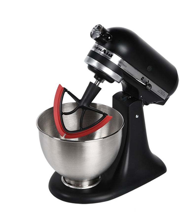 New Metro Design Beater Blade Metal TH-MR Compatible with KitchenAid 4.5-5 qt Tilt-Head Stand Mixer, Red