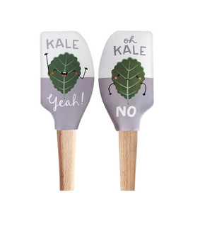 Tovolo Wood Handled Spatula: Kale Yeah