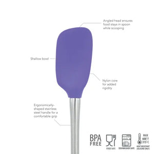 Tovolo Flex-Core Stainless Steel Handle Spoonula: Very Peri