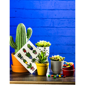 Wet-It! Swedish Dishcloth: Cactus Pots