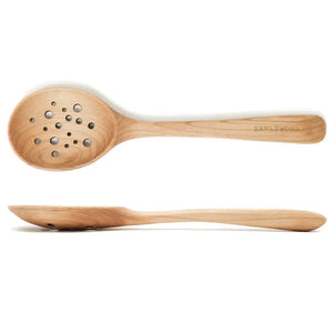 Earlywood Slotted Serving Spoon: Maple
