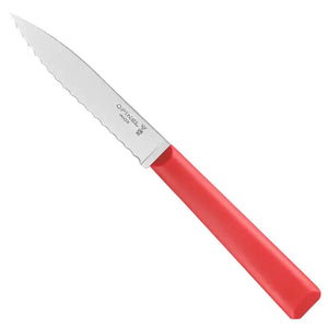 Opinel N°313 Dishwasher Safe 3" Serrated Paring Knife: Red