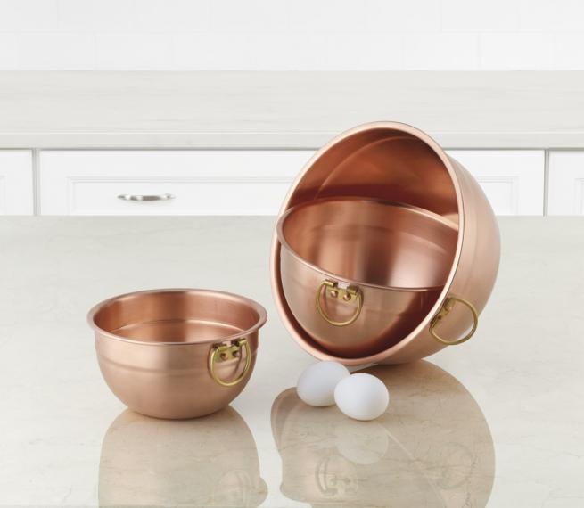 Cuisinart 3 Piece Copper Mixing Bowl Set
