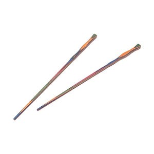 Island Bamboo Chopsticks: 2 pairs, Rainbow