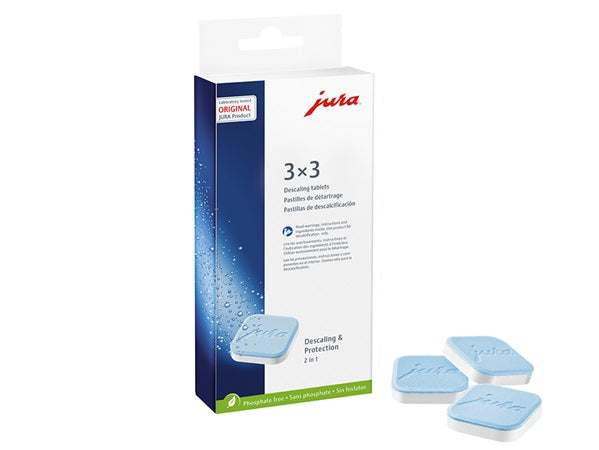 Jura Care Products: Descaling Tablets, 9-Pack