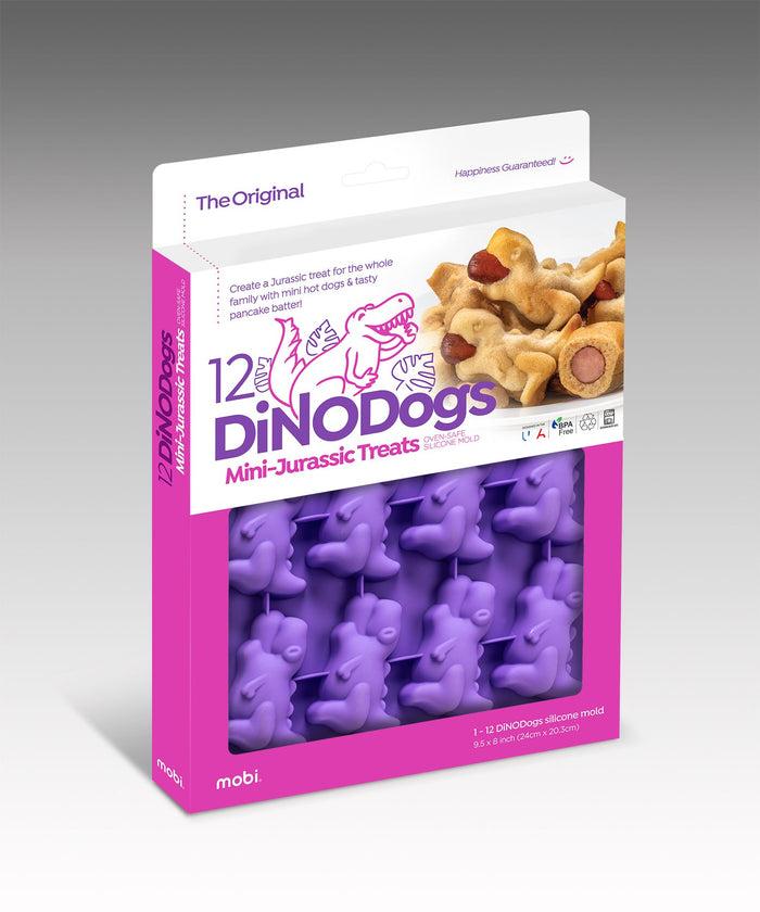 Mobi Silicone Mold: Dino Dogs