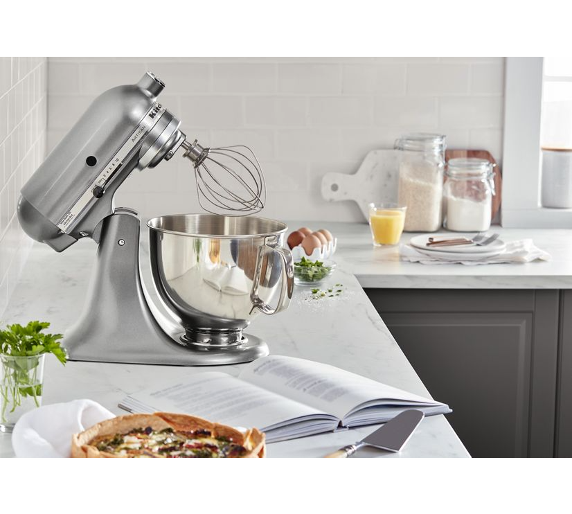 defile Tryk ned forlade KitchenAid Stand Mixer: 5 QT Artisan, Contour Silver – Zest Billings, LLC